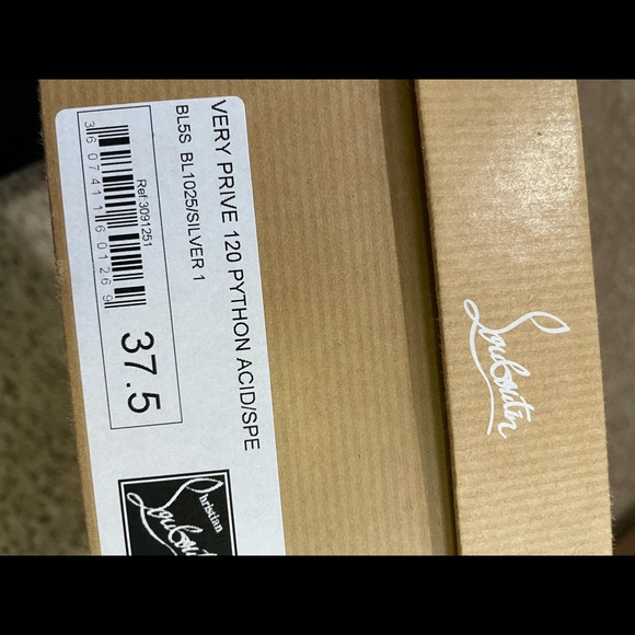 Christian louboutins very prive 120 python 37.5 - Picture 6 of 6
